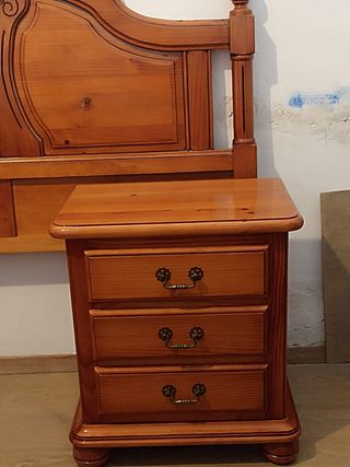 Dormitorio completo de matrimonio madera