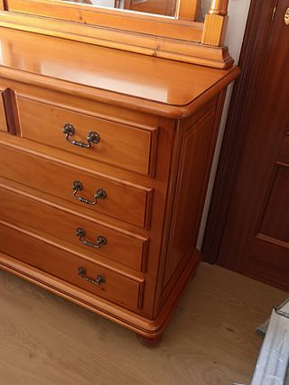 Dormitorio completo de matrimonio madera