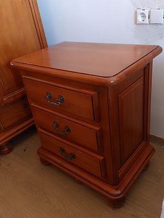 Dormitorio completo de matrimonio madera