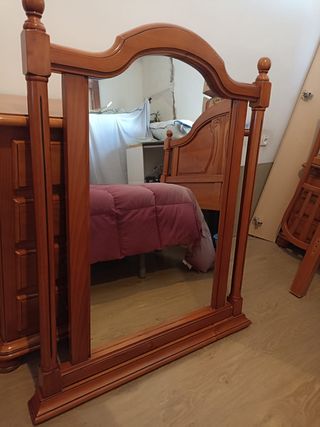 Dormitorio completo de matrimonio madera