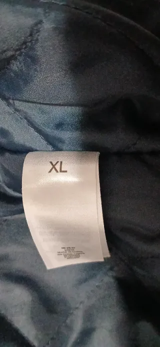 Abrigo cazadora acolchado azul