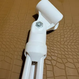 Mini trípode de sobremesa para micrófono (Blanco)