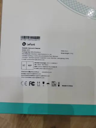 Robot aspirador Léfant Freemore 3.0