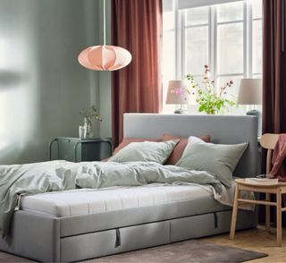 2 x Colchones espuma ÅFJÄLL 80x200 cm firme blanco