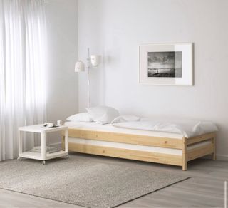 2 x Colchones espuma ÅFJÄLL 80x200 cm firme blanco