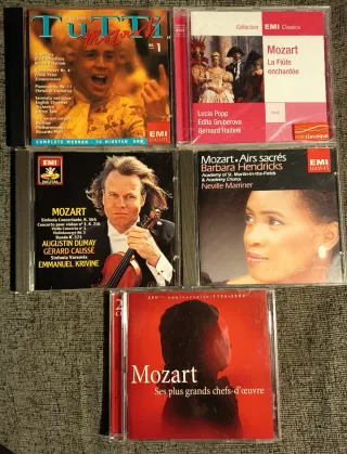 11CD Mozart lote EMI