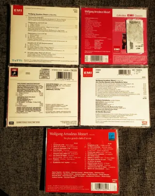 11CD Mozart lote EMI