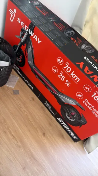 Patinete eléctrico Segway zt3 Pro. Seguro de circu