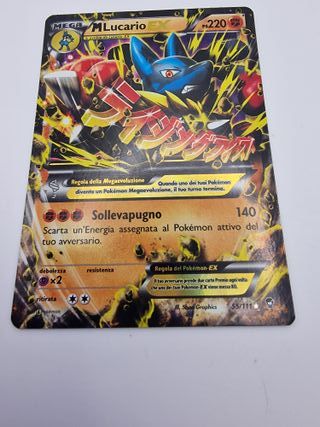Mega Lucario EX 55/111 Colpi Furiosi