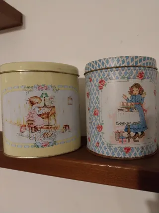 Barattoli in latta decorati