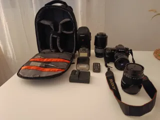 Cámara Sony Alpha a700 + Accesorios