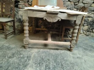 Mesa de madera vintage