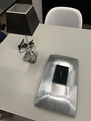 Lámpara y Bandeja Decorativa Cocodrilo