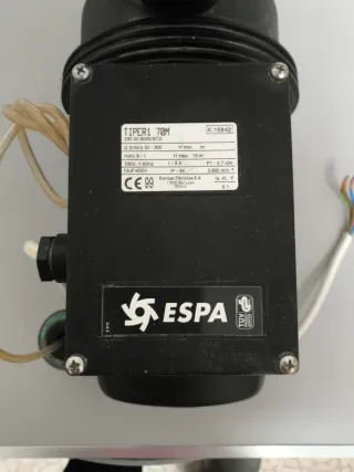 Bomba ESPA para bañera hidromasaje