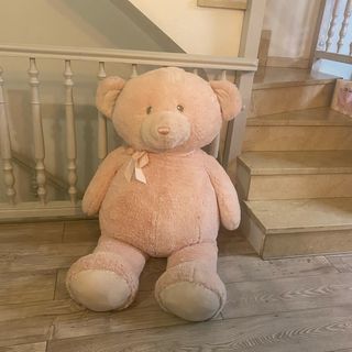 Peluche Gigante Rosa 130 cm. sentado 90 cmt altura