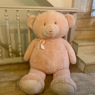 Peluche Gigante Rosa 130 cm. sentado 90 cmt altura