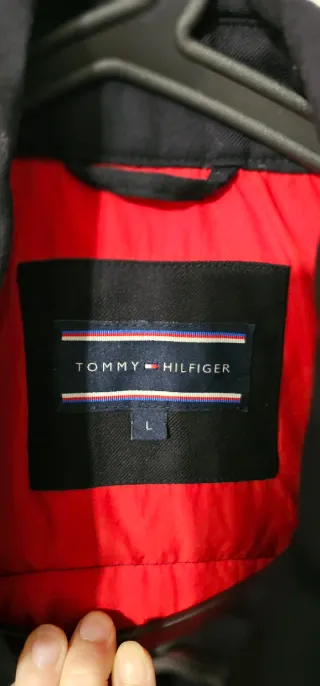 Abrigo Tommy Hilfiger Negro