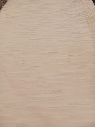 Copriletto cotone effetto lucido beige