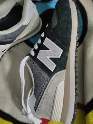 Zapatillas New Balance 574 Talla 42 negras/ grises