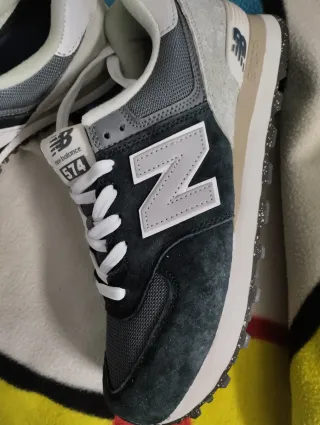 Zapatillas New Balance 574 Talla 42 negras/ grises
