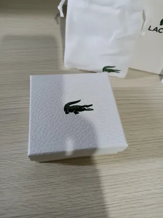 Pulsera Lacoste Plateada Nueva