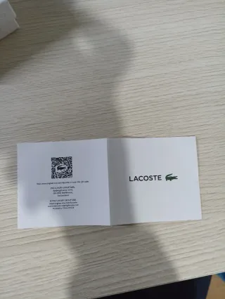 Pulsera Lacoste Plateada Nueva