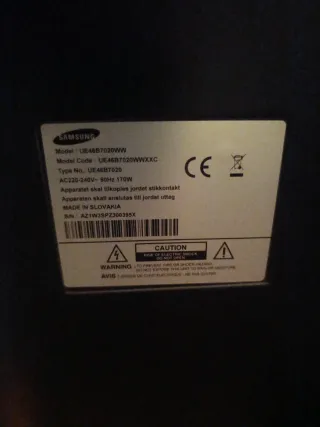 Televisor Samsung Negro Grande