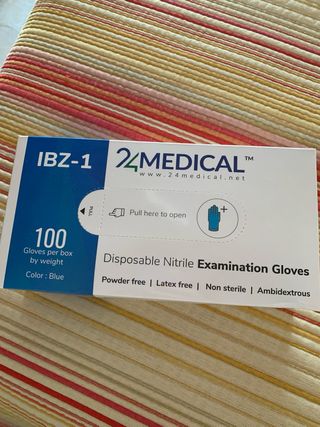 1000 Guantes vinilo Desechables Talla L