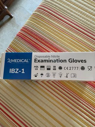 1000 Guantes vinilo Desechables Talla L