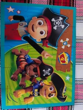 Trefl Patrulla Canina 4 en 1 Puzzle