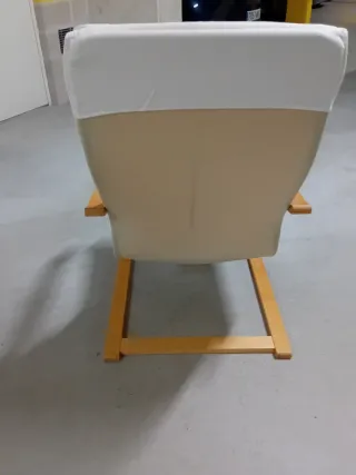 Butaca madera Ikea blanca