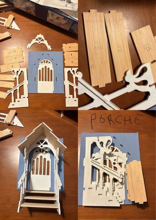 Kit casa de muñecas artesanía latina 1/12