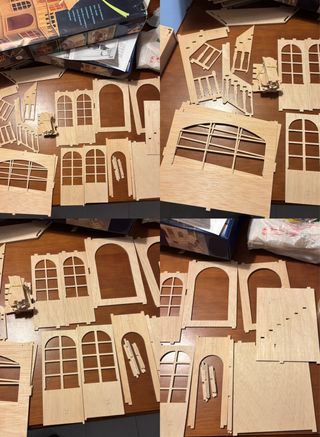 Kit casa de muñecas artesanía latina 1/12