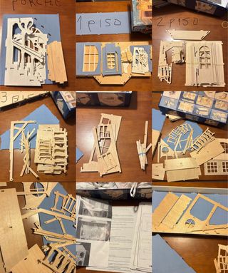 Kit casa de muñecas artesanía latina 1/12