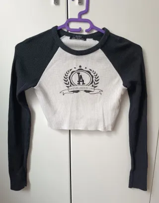 Lote 4 camisetas Bershka mujer talla XS