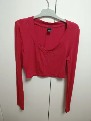 Lote 4 camisetas Bershka mujer talla XS