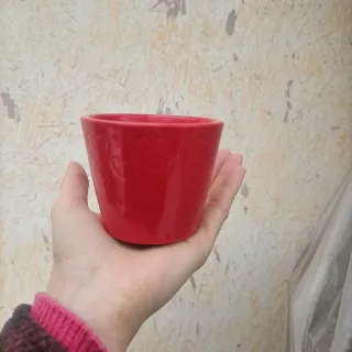 Set 3 Mini Vasi Rossi Cuore