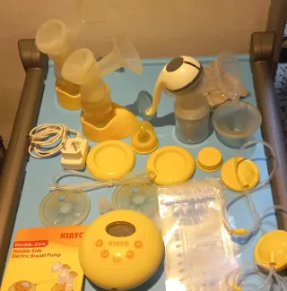 Sacaleches Doble KINYO y Sacaleches NUK jolie