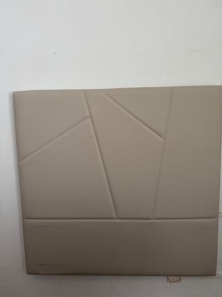 Cabecero cama 1.05 beige polipiel