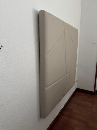 Cabecero cama 1.05 beige polipiel