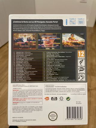 Wii 40 Principales Karaoke + 2 Microfoni