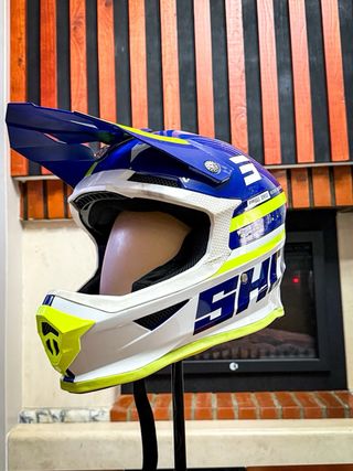 Capacete Shot Furious Series Azul/Amarelo