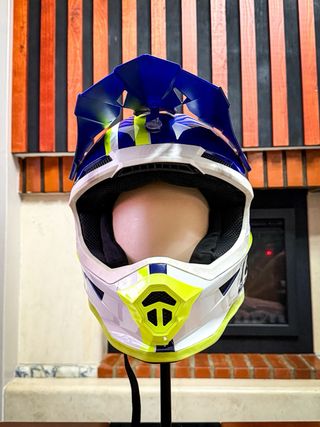 Capacete Shot Furious Series Azul/Amarelo