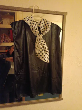 Disfraz Negro y Blanco Talla Única