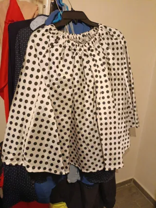 Disfraz Negro y Blanco Talla Única