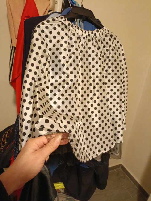 Disfraz Negro y Blanco Talla Única