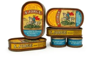 Lote 12  Latas vintage Conservas S Jorge