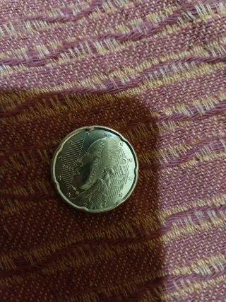 Moneda 20 céntimos Francia 2024 Josephine Baker