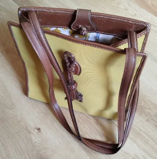 Bolso Loewe Vintage Piel y Lona