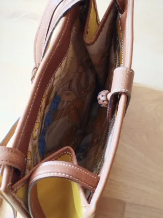 Bolso Loewe Vintage Piel y Lona